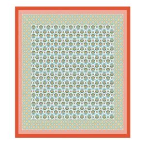 pure cotton block print jaipuri bedsheet fitted king size blooming garden